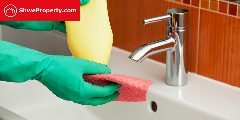 ရေချိုးခန်းသန့်ရှင်းရေးအတွက် အသုံးပြုနိုင်တဲ့ သဘာဝပါဝင်ပစ္စည်းများ